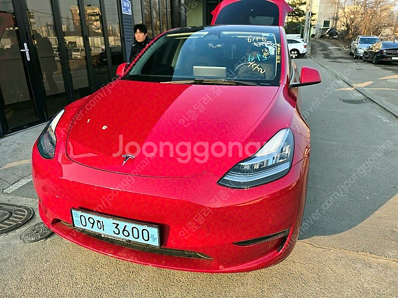 테슬라 모델 Y 중고차 모델Y 빨간색 2022년식 52...--0