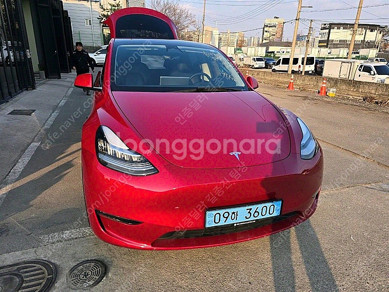 테슬라 모델 Y 중고차 모델Y 빨간색 2022년식 52...--3