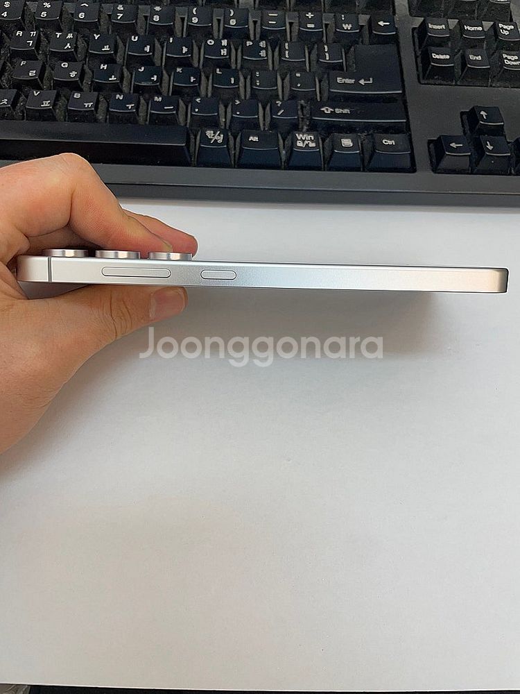 갤럭시S24FE 블루 256GB 무잔상 상태좋은 중고4...--4