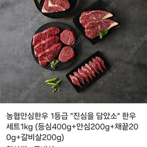 농협안심한우 진심을 담았소 세트 (카톡 선물 배송지 변경)