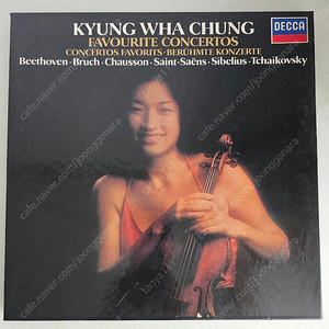 (LP판-3장) 정경화 명 바이올린 협주곡 모음