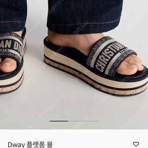 디올 디웨이 플랫폼 뮬 35.5 대구 신세계 구입 3월