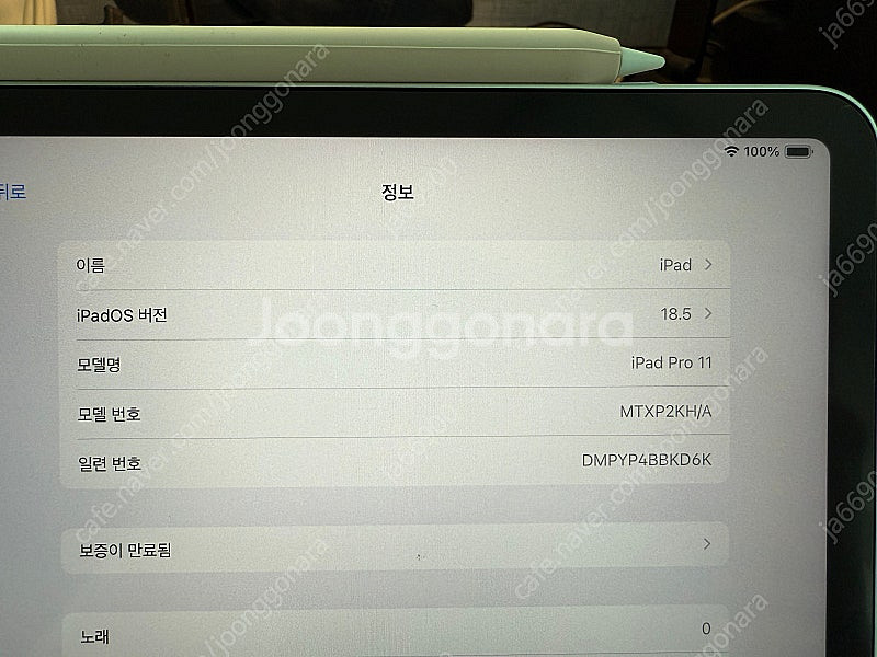 아이패드11프로 1세대+애플펜슬2세대--6