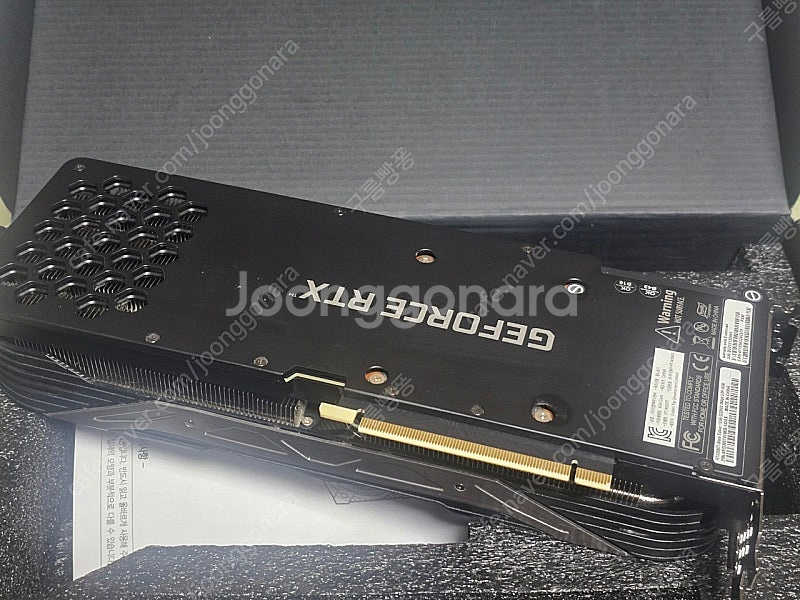 emTek RTX 3080 Ti 블랙에디션 그래픽카드--5