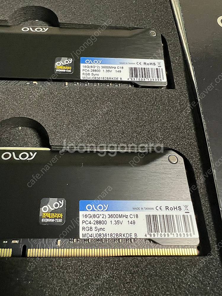 OLOy Blade 16GB 램 ddr4 3600MHz--1