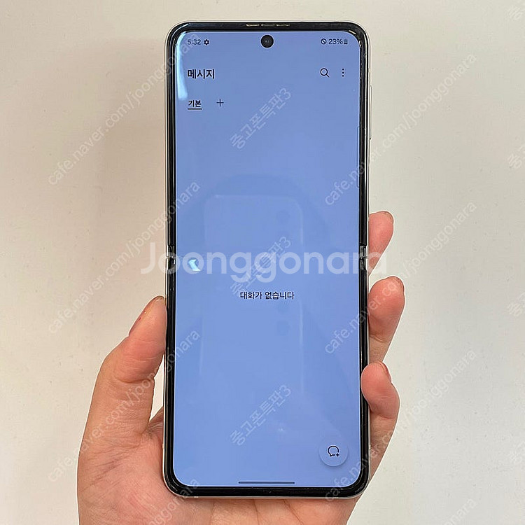 02680(울산중고폰) 갤럭시Z플립3 크림 256GB ...--2