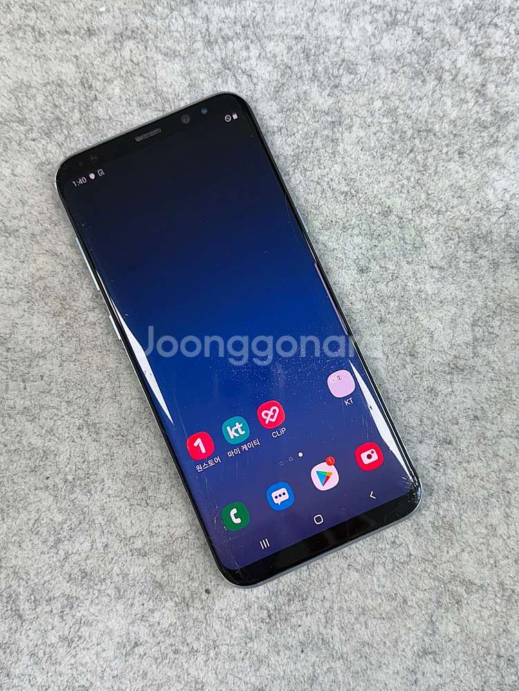 갤럭시S8플러스 블루 64G 가성비 단말기 서브용 게임...--2