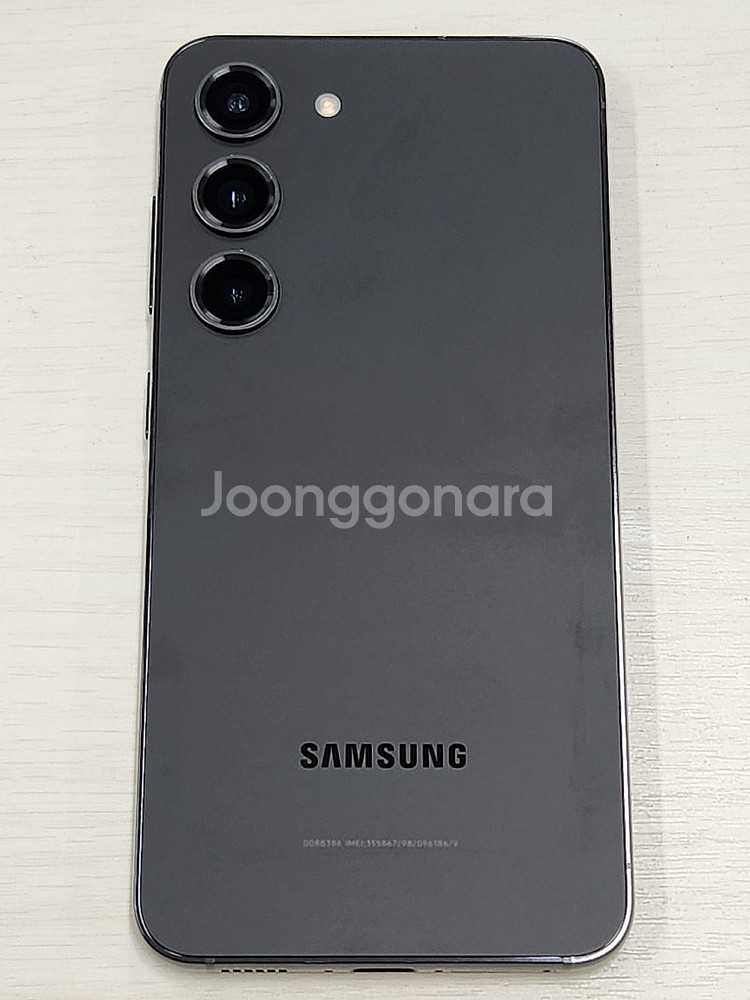 갤럭시 S23 블랙색상 512용량 상태좋은 무잔상 미파...--0