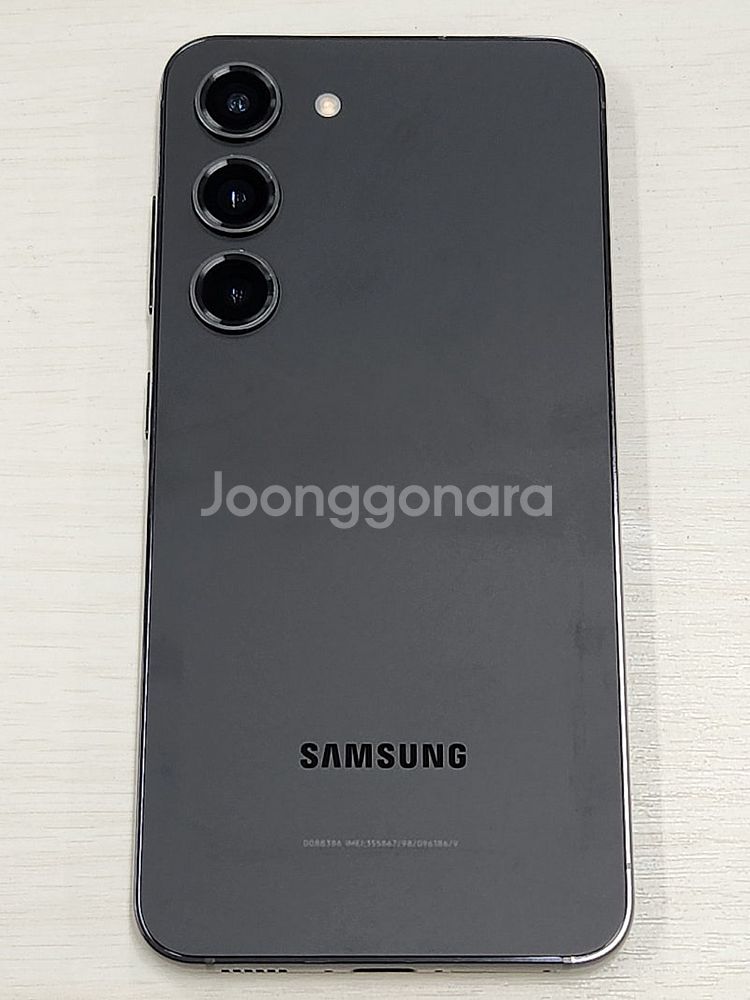 갤럭시 S23 블랙색상 512용량 상태좋은 무잔상 미파...--2