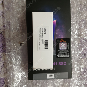 SK 하이닉스 플래티넘 P41 1TB M.2 NVMe 2280 SSD 도우정보 미개봉 정품 팝니다.