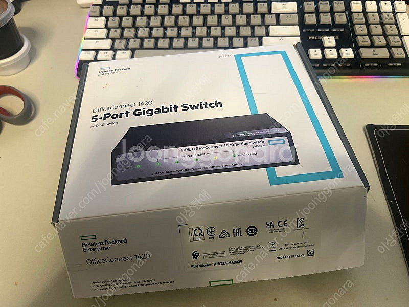 Hp 5포트 스위치 허브--0