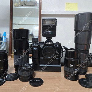 .미놀타 알파a9000 바디와 100마크로외 렌즈들