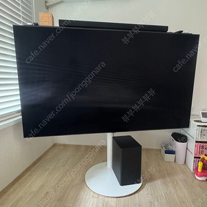 삼성 QLED 75인치 티비+스탠드+사운드바+우퍼 일괄