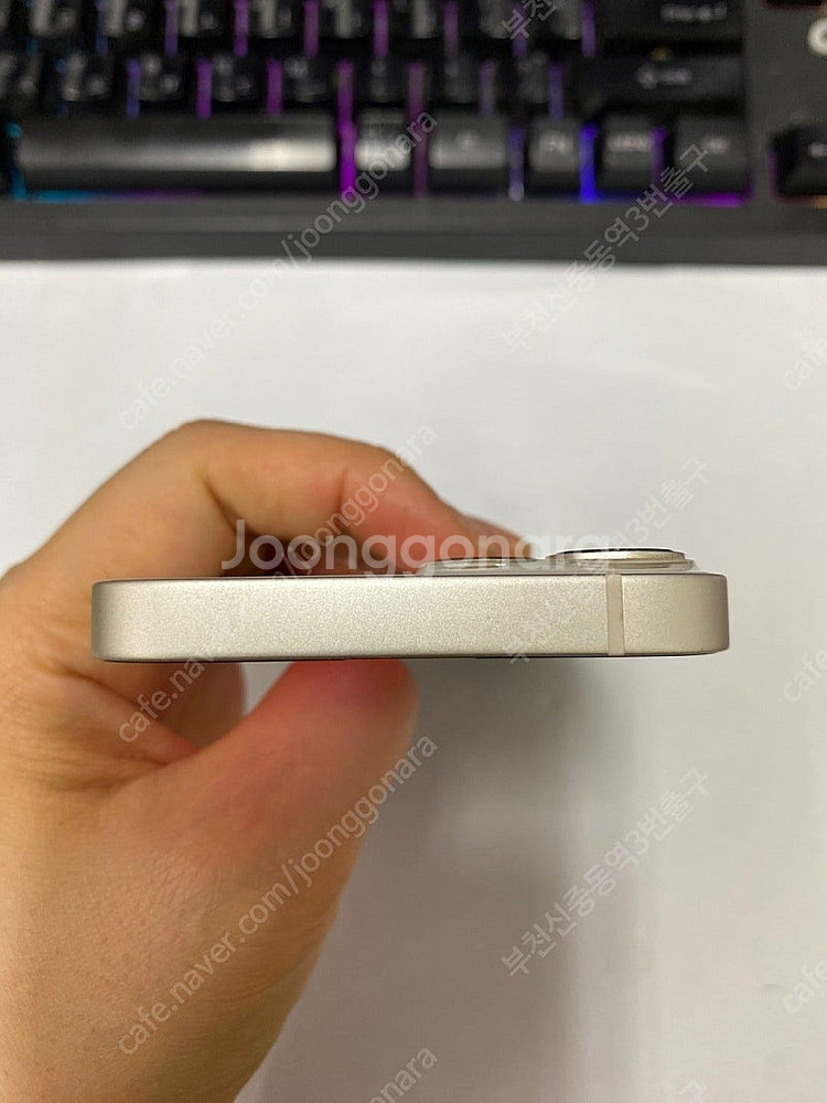 198712 아이폰13미니 화이트 A급 256GB 무잔...--3