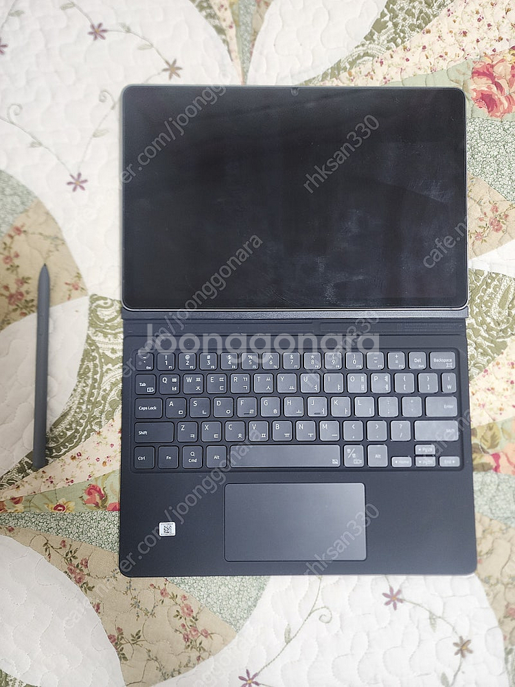 갤럭시탭 s9FE 128G WIFI 키보드커버포함 판매--0