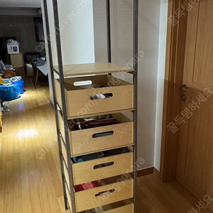 철제 스틸 서랍장 수납장 철제프레임 원목 서랍 최고급 미드센트리 미드센츄리 미드센추리 USM