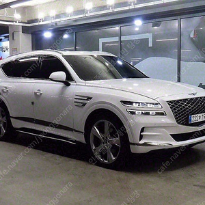 제네시스 GV80 중고 GV80 중고 가격 흰색 2021년식 가솔린 2.5T AWD 중고차 시세비교
