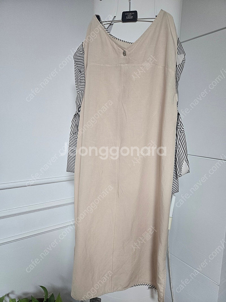 시스템 린넨 원피스(가격내림)--1