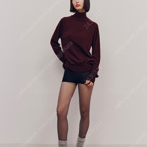 매기 Signature Turtle Pullover (Wine) 시그니쳐 터틀 풀오버 판매