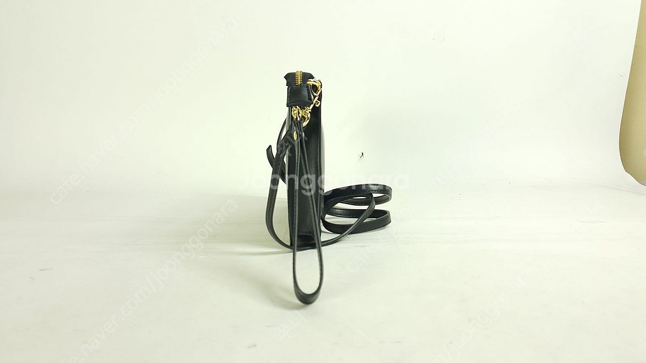 베르사체 V엠블럼 검정 가죽 여성 사각 클러치/크로스 ...--3