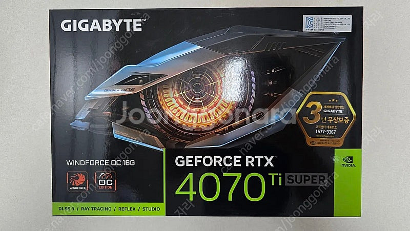 기가바이트 RTX 4070 Ti SUPER 16G--0
