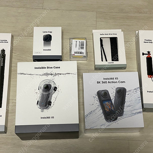 인스타360 X5 다이브번들(본품,다이브케이스 미개봉)