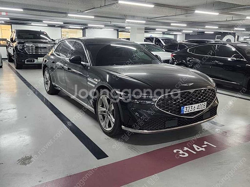 제네시스 G90 중고 제네시스 중고 가격 검정색 202...--4