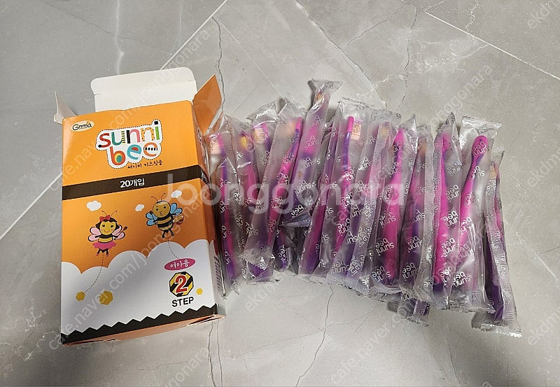 지앤마 써니비 유아치솔(6-9세) 20개 새거--0