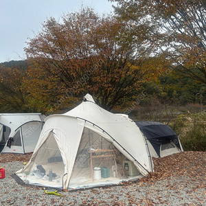 캠핑칸 블로우쉘터+오크돔S+커넥터+전용러그 팝니다.