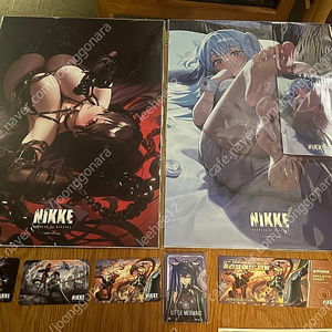 승리의 여신 니케 신세계 팝업 1주차 특전 AR카드 티켓 메탈뱃지 CD키링 플레이트 미개봉 미사용 새상품