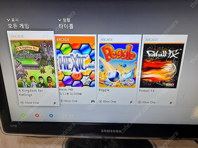 게임기 XBOX360/XBOX360S 게임기세트들 팝니...--8