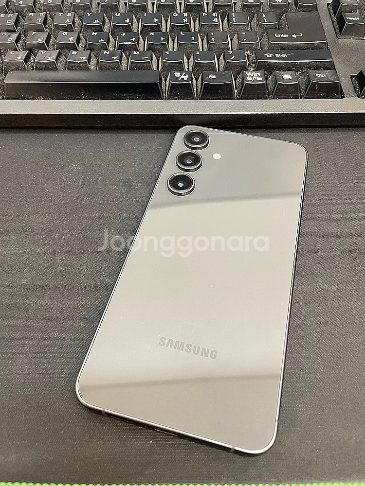 갤럭시S24FE 블랙 256GB 무잔상 상태좋은 중고4...--0