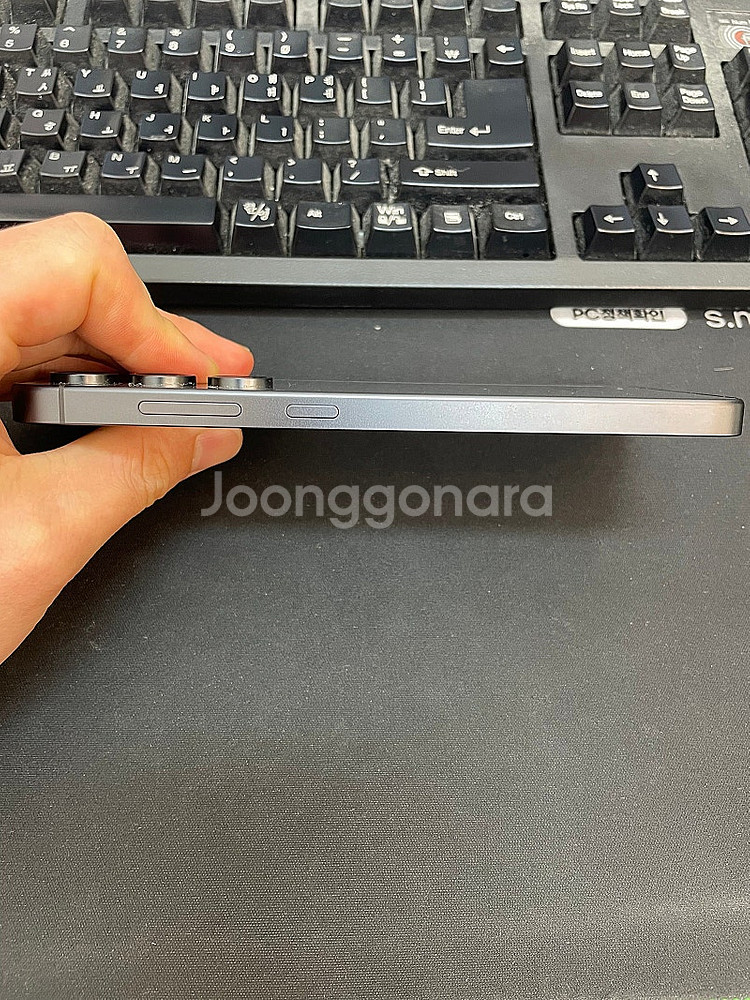 갤럭시S24FE 블랙 256GB 무잔상 상태좋은 중고4...--4