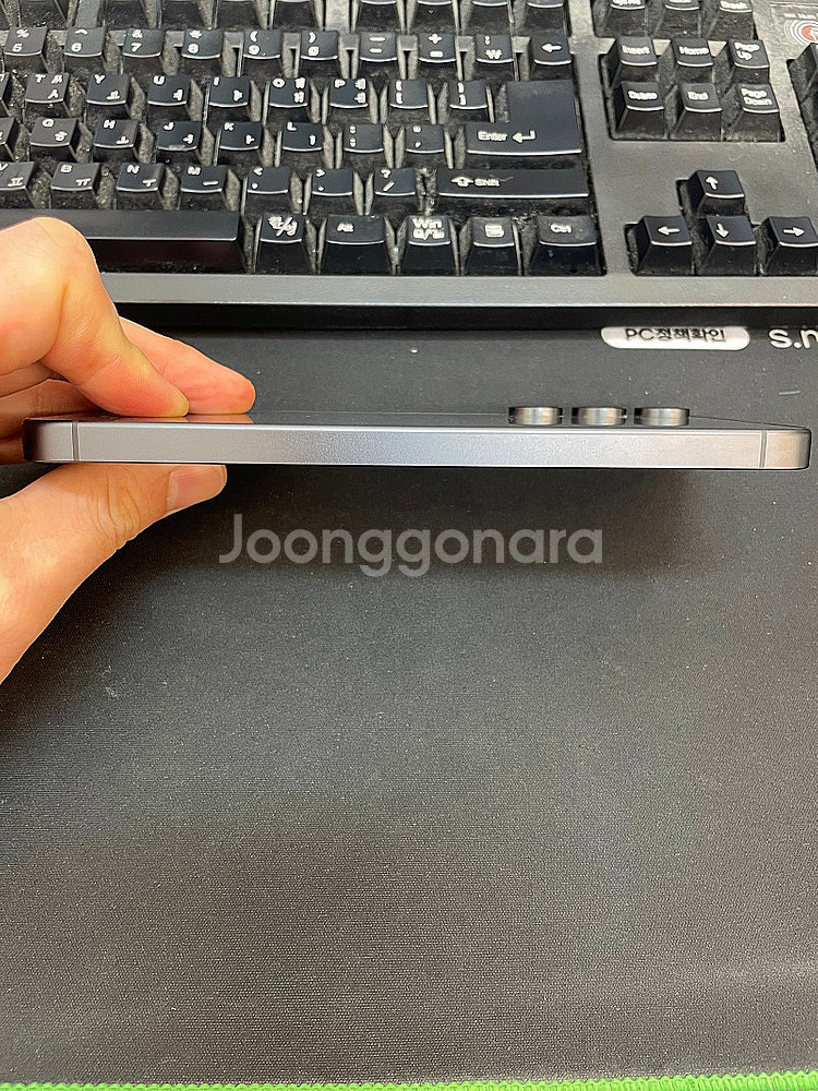 갤럭시S24FE 블랙 256GB 무잔상 상태좋은 중고4...--6