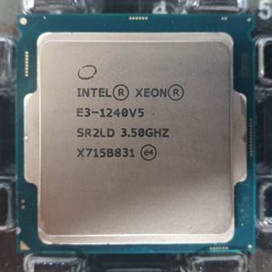 제온 E3 v5 시피유 / 1230v5, 1240v5, 1245v5, 1275v5 / 1151 소켓 / I7-6700 대응