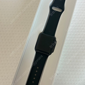 애플워치3 스페이스그레이 38mm gps