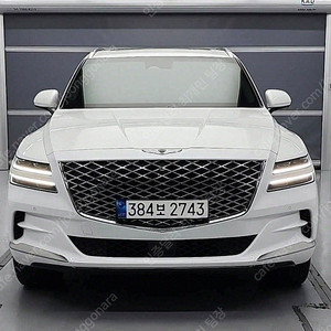 제네시스 GV80 중고차 할부 제네시스 중고차 SUV 중고차 중고 가격 흰색 2021년식 45,196km 가솔린 3.5T AWD 개인사업자 차량구매