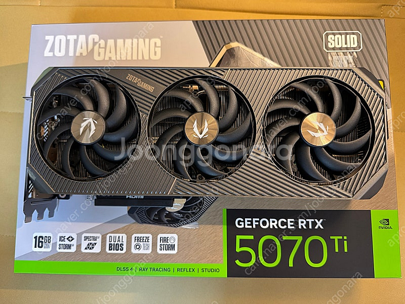ZOTAC GAMING 지포스 RTX 5070 Ti S...--0