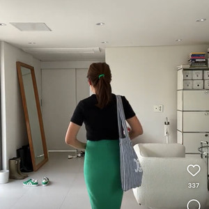 11am 제작스커트 그린 S사이즈 세제품 판매합니다