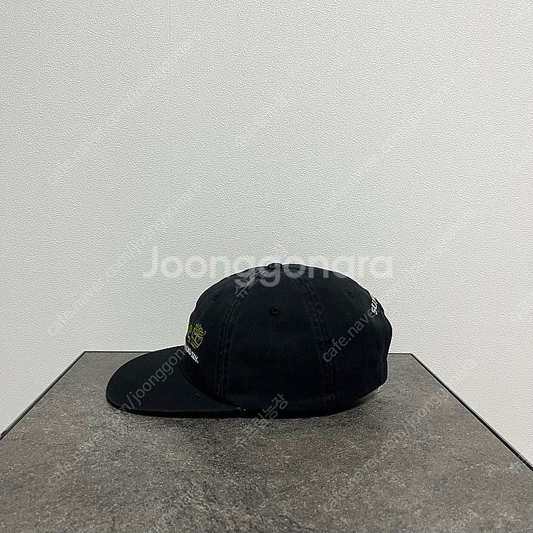 슈프림X팀버랜드 워시드 블랙 볼캡 모자--1