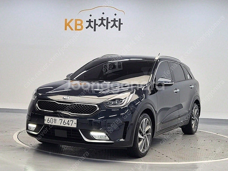 기아 니로 중고 니로 하이브리드 중고차 파란색 2018...--0