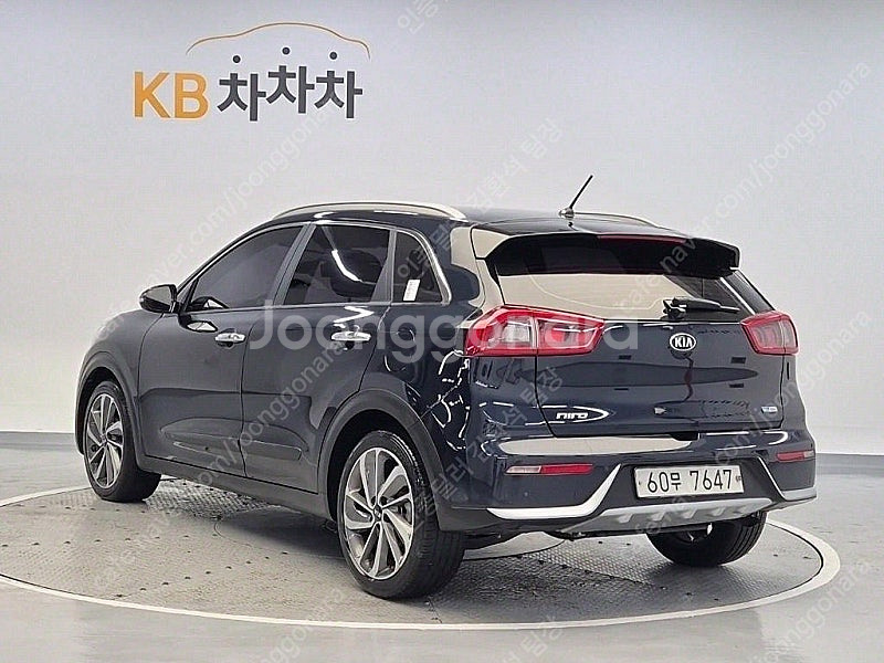 기아 니로 중고 니로 하이브리드 중고차 파란색 2018...--3
