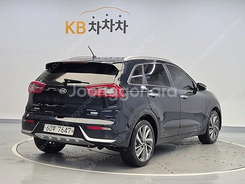 기아 니로 중고 니로 하이브리드 중고차 파란색 2018...--4