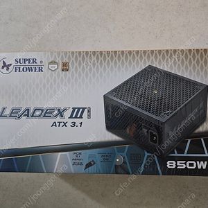 새제품 SuperFlower SF-850F14GE LEADEX III GOLD UP ATX3.1 교환미개봉 파워 (수원 10만)