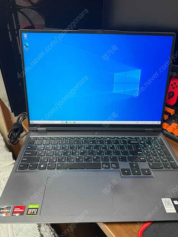 레노버 Legion 5 pro 16ACH6H 3070 팝니다 SSD1TB 이미지