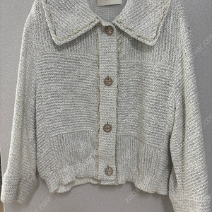 sjsj 트위드 블라우스