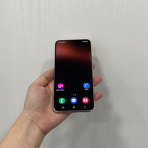 93521 갤럭시S22 핑크 256GB 부산 중고폰 팝니다 21만원