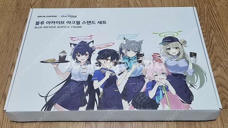 블루아카이브 이디야 콜라보 아크릴 스탠드 + 덤--0
