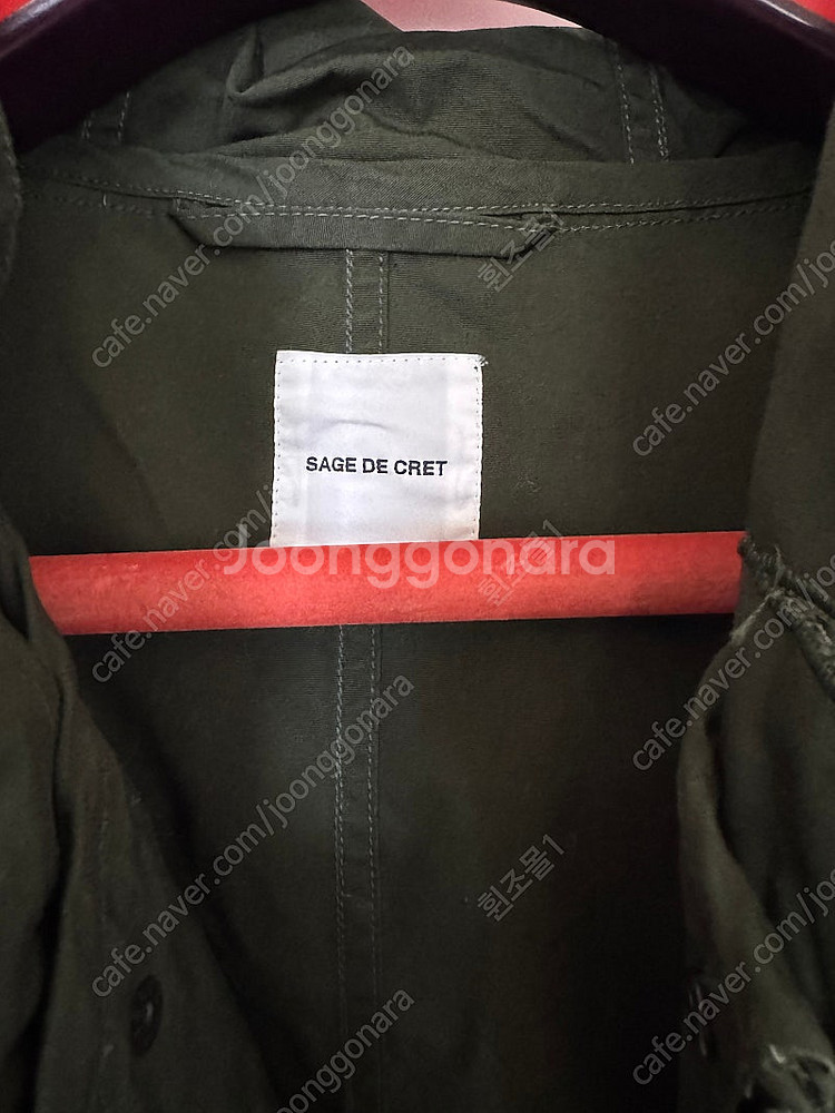 Sage de Cret 샤쥬드크레 왁스드 코튼 피쉬테일...--5