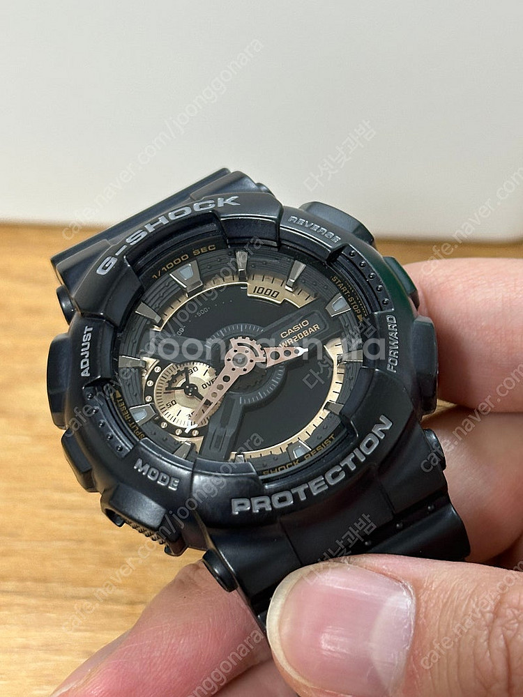 지샥 로즈골드 빅페이스 ga-110rg-1acr 판매--2